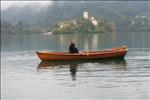 rowing on lake bled